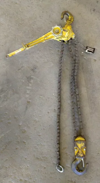 Yale 3Ton 5Ft Roller Chain Lever Hoist