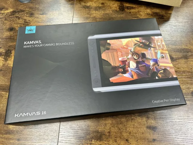 HUION Kamvas 16 Graphics Drawing Tablet Monitor 15.6" HD with Box No Stand