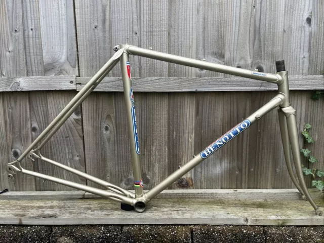 Vintage 1980’s Benotto Modelo 850 Columbus Zeta Steel 53cm Bicycle Frameset