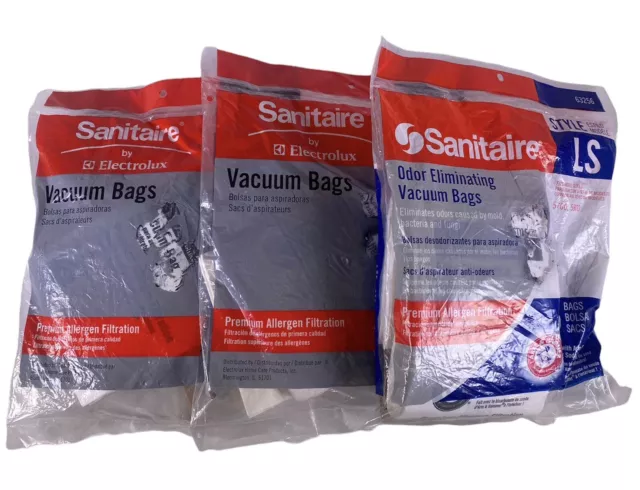 3 Sanitaire by Electrolux Style LS Vacuum Bag 5pks For Models 5700 And 5800 New