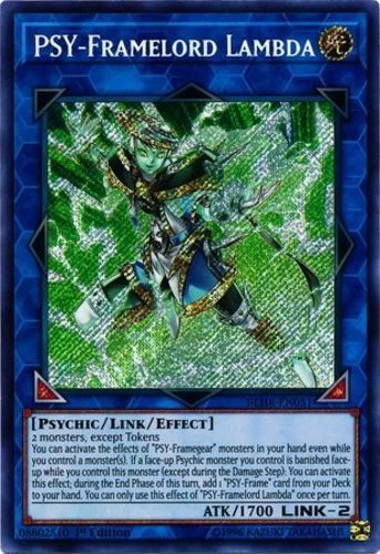 PSY-Framelord Lambda - BLHR-EN051 - Secret Rare - 1st Edition NM YuGiOh!  Battle