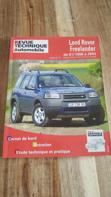 revue technique land rover freelander 1998 à 2003