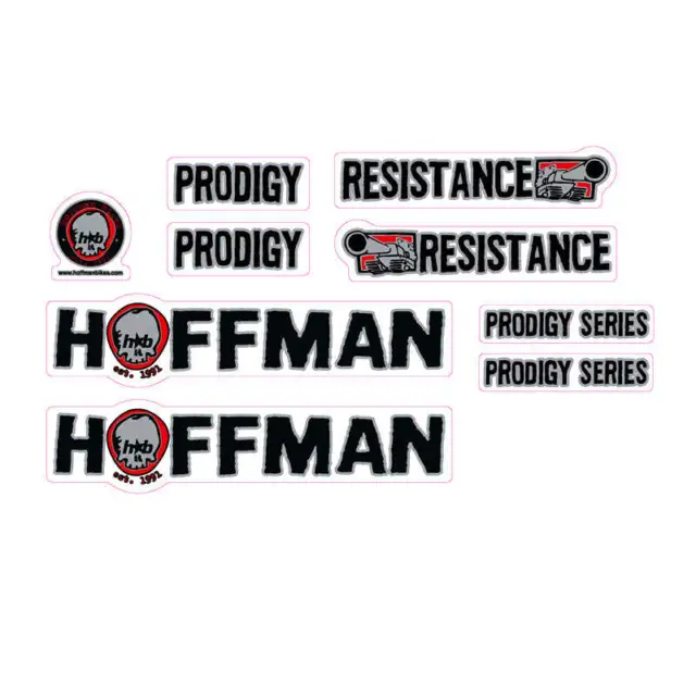 2003 Hoffman Resistance BMX decal set