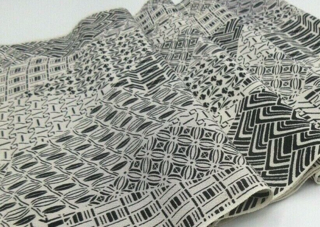 Japanese Vintage Kimono Silk Fabric, 157cm(62"), Patchwork Pattern, For Quilting