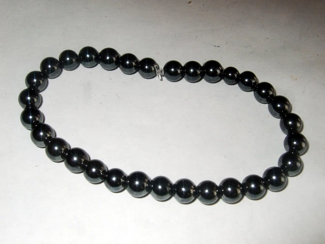 Bracciale Unisex Alchimia In Pietre Naturali Di Ematite, Con Ciondolo Buddha, Elastico, Mm 8, Made In Italy - 6