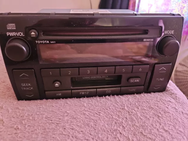 Toyota Camry Audio Equipment Radio Receiver CD With Cassette 2002-2006 OEM