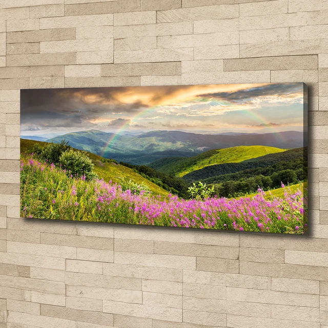 Tableau sur toile La peinture de paysage de printemps