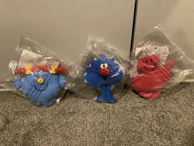 MCDONALD'S HAPPY MR Men Little Miss 2000 Greedy Giggles Sneeze Vintage ...