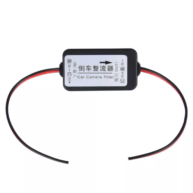 12VDC Car Rear View Backup Reverse Camera Power Capacitor Filter Rectifier Image