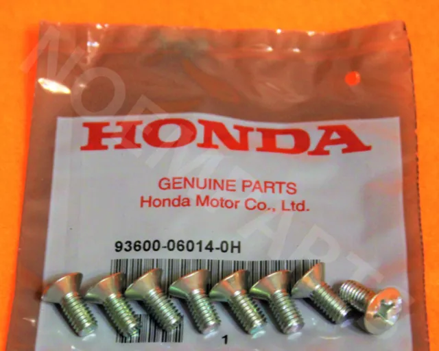 8 x Genuine OEM Honda Acura Disc Brake Retaining Rotor Screws 8 pcs