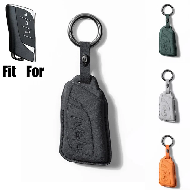 Suede Leather Car Key Fob Case Cover For Lexus UX ES LC LS350 ES300h ES350 UX250