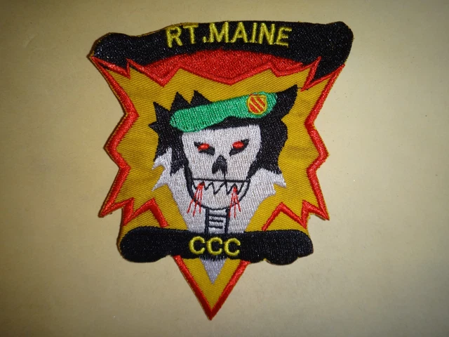 VIETNAM WAR PATCH US 5th Special Forces Group MACV-SOG RT MAINE CCC £11 ...