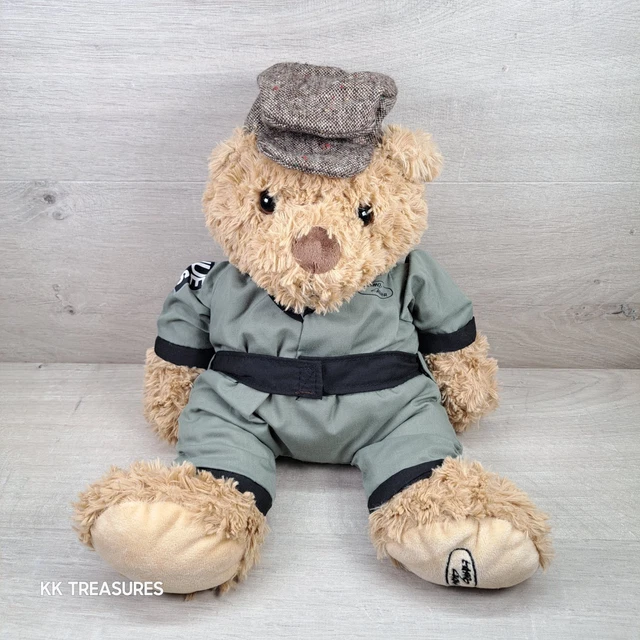 LAND ROVER HUE 166 Promo Plush Teddy Bear Plush in Overalls Flat Cap ...