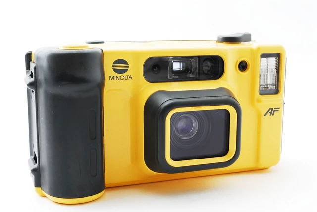 [CASI NUEVO] Minolta Weather Matic Doble 35 Puntos y Dispara Bajo el Agua Desde Japón #Y