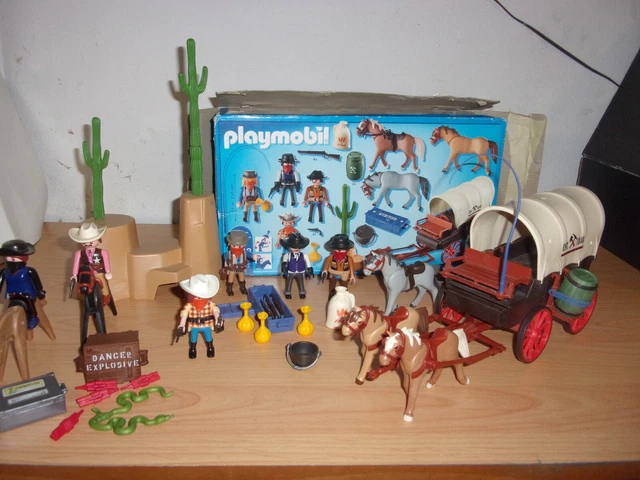 3408 PLAYMOBIL SYSTEM 7 Clicky ACW avec boîte d'origine western - LYRA