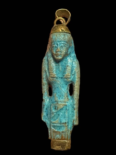 ANCIENT EGYPTIAN PHARAOH AMULET INCASED IN BRONZE, 500bc (1) £20.00 ...