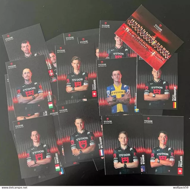 Cyclisme Cycling Wielrennen Cartes Officielles Team Tudor 2024