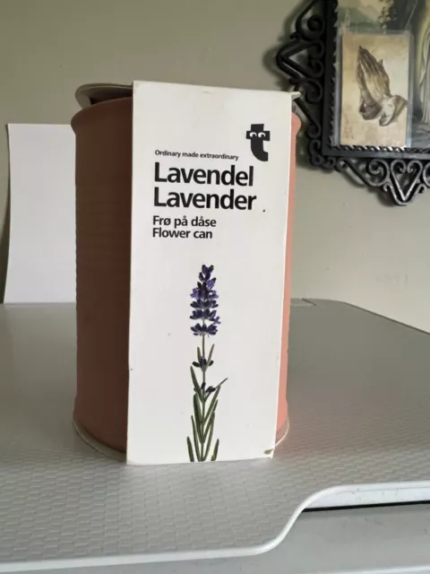 Ordinary made extraordinary-Lavender Flower Can -with horticultural grit