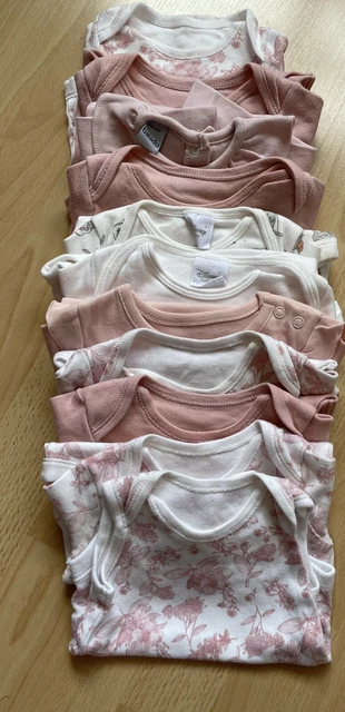 Baby Girl 0-3 months Vests Bundle