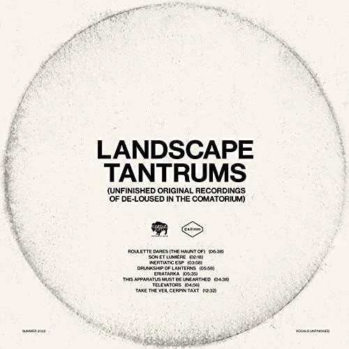 The Mars Volta Landscape Tantrums - Unfinished Original Recordings Of De-Loused