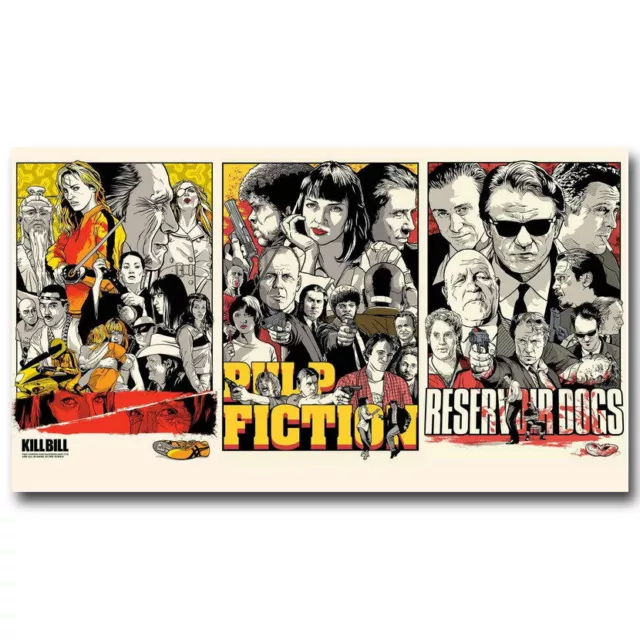 82982 Pulp Fiction Kill Bill Classic Movie Wall Print Poster AU