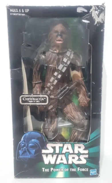 Hasbro Star Wars Power Of The Force Chewbacca 12" Action Figure Boxed