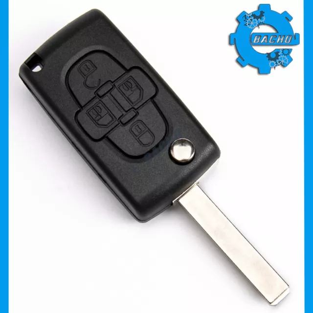 LLAVE MANDO 433MHz ID46 PCF7941 PARA PEUGEOT 807 107 407 1007 +COPIA DE LA LLAVE 3