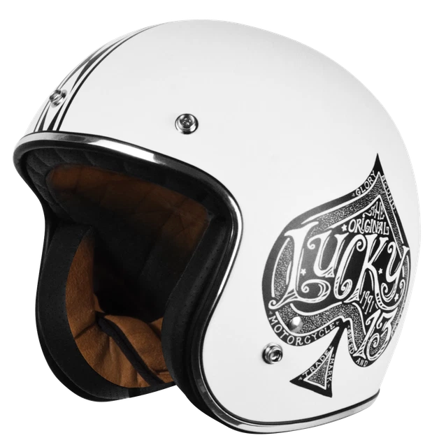 CASCO JET TIPO bandit blanco Triumph cafe racer harley Envio Gratis EUR 50,00 - PicClick