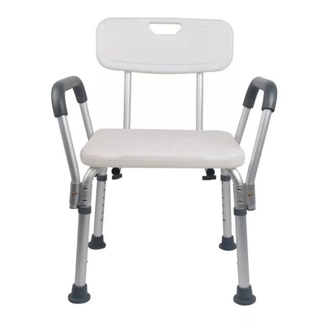 Adjustable Height Medical Shower Chair Bathtub Anti-slip Bench Bath Seat Stool