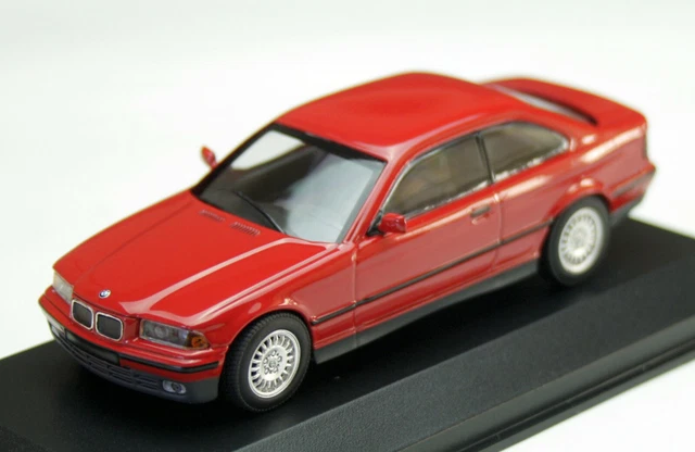 BMW 3er Coupé 316i-328i E36 Bj. 1992-1999, Rouge, Minichamps-Modell M.1 : 43,