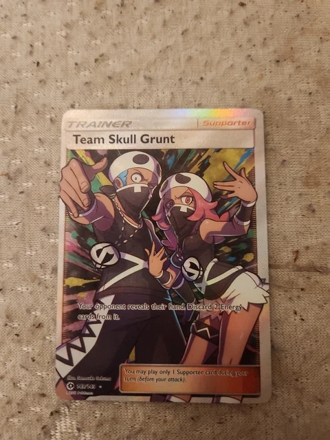 POKEMON - TEAM Skull Grunt (Full Art) - 149/149 - SM Base Set - Holo 7.59  - PicClick UK