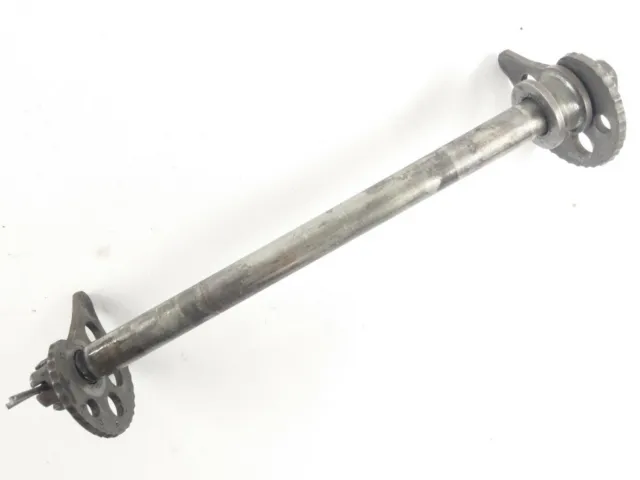 Yamaha XT 550 5Y3 [1982] - Rear axle complete with chain tensioner