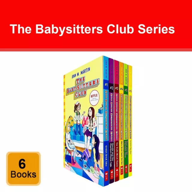 The Babysitters Club Series Books 1 - 6 Collection Set by Ann M. Martin NEW Pack