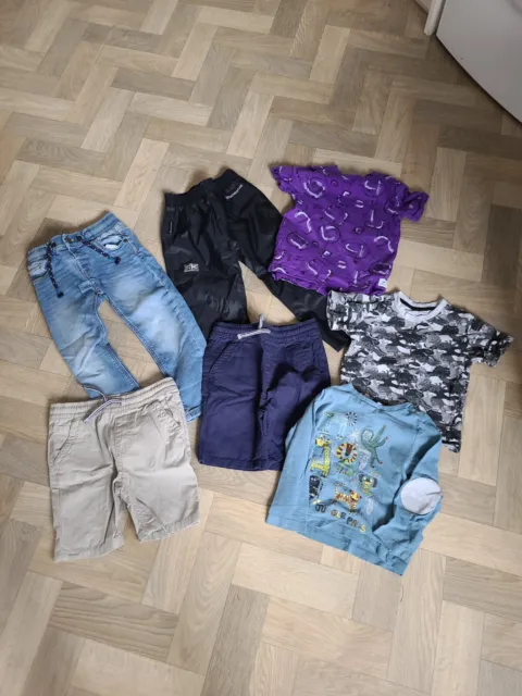 Bundle Boys Clothes Age 2-3 Years Shorts Jeans Tops