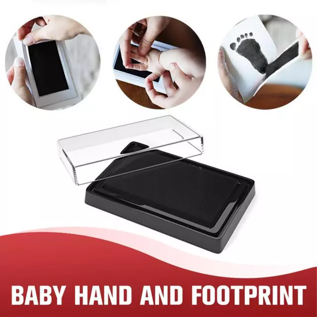 Baby Paw Print Ink Pad Pet Dog Cat Handprints Footprint Kit Souvenirs Pads N5L5