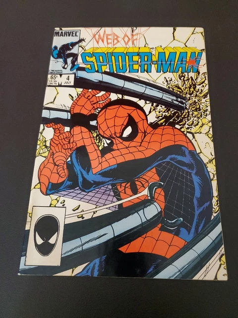 Web of Spider-Man Vol 1 Issue #4 (July 1985, Marvel). Vintage. Copper Age Comic