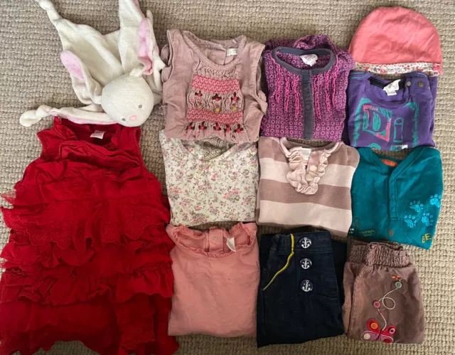 Bundle Baby Girls Clothes 0-6 Months