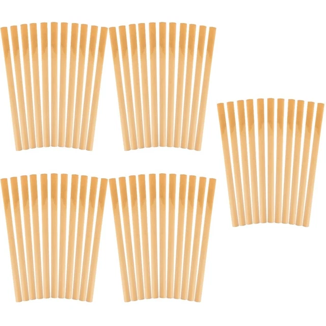 250 piezas caña de abeja 20X0,9 cm barra de cañas natural Mason