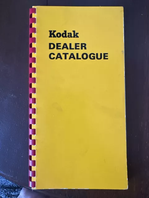 Vintage Photographic Ephemera Kodak Dealer Catalogue 1969