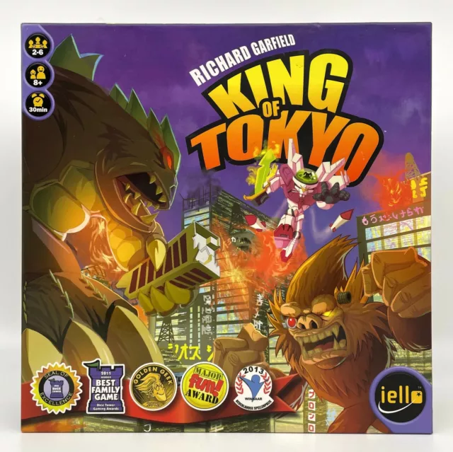 King of Tokyo Board Game 2015 - COMPLETE - Iello - Richard Garfield