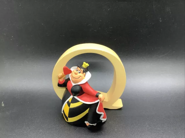 Disney Enchanting Collection Alphabet Figurine Ornament Letter Q Queen Of Hearts