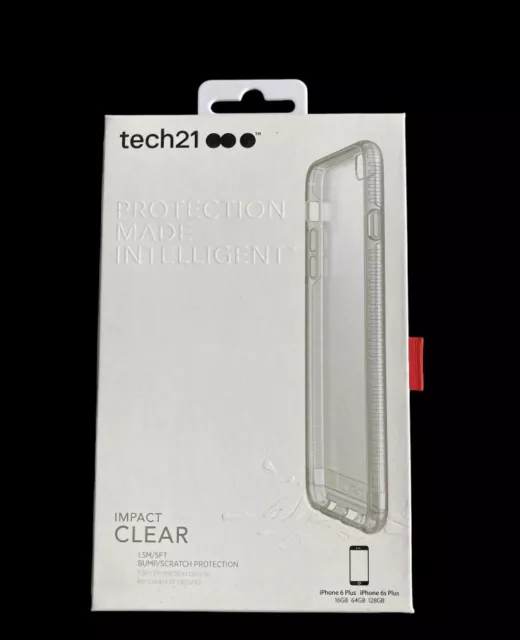 Tech 21 Impact Clear Hardshell Case for iPhone 6 Plus or 6S Plus