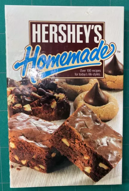 1991 HERSHEYS Chocolate Homemade 100 Recipes for Today 1st Ed 3rd Pr HB Spiral