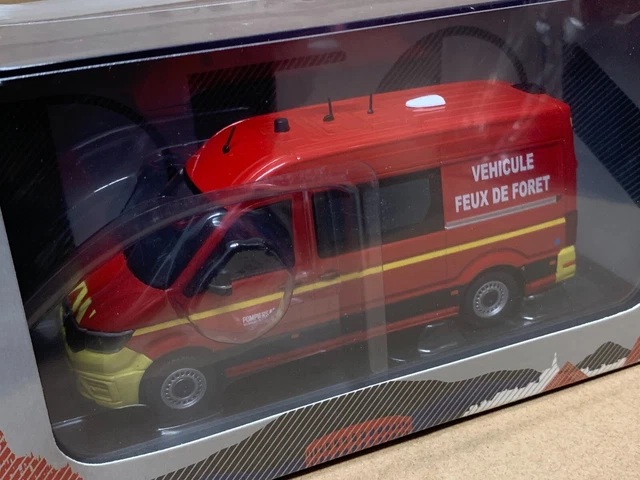 Volkswagen Crafter L2H2 rouge + décalcomanie Pompier divers ODEON143