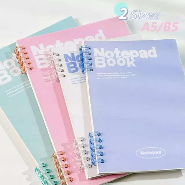 Gradient Color Loose Leaf Notebook Horizontal Line Notepad  Student