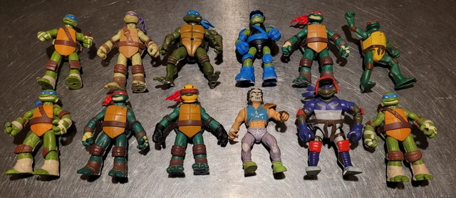 Lot Of 12 TMNT ● Teenage Mutant Ninja Turtles Action Figures 2002 - 2013