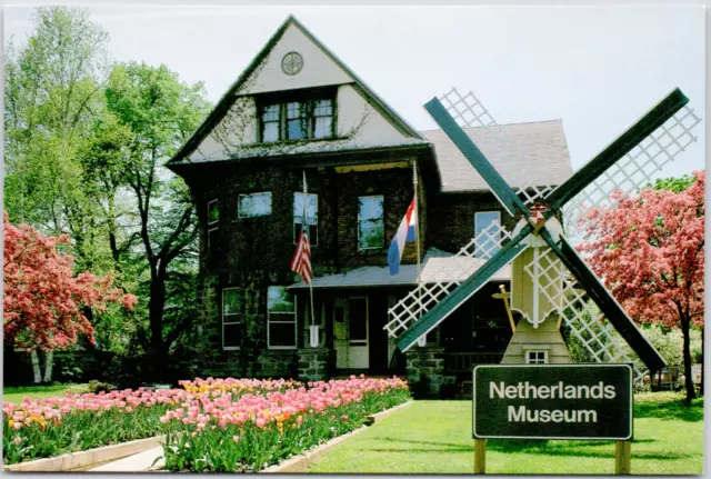 Netherlands Museum Holland Michigan Dutch Folklore Central Ave Vintage Postcard