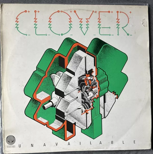 Clover - Unavailable 1977 Vinyl Test Played EX/G (Huey Lewis & The News)