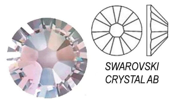 SWAROVSKI CRYSTAL AB  Hot Fix Crystals 2038/2078 - Many Sizes