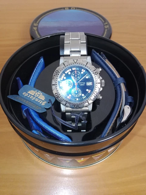 OROLOGIO CRONOGRAFO STENDARDO Immersion Dive By Enzo Maiorca Al